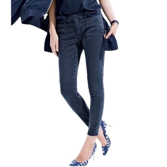 Pantalon Jogger J.Crew Turner – Taille 2 – Bleu Marine – Taille élastiquée, Poches à Fermeture – Neuf Sans étiquette